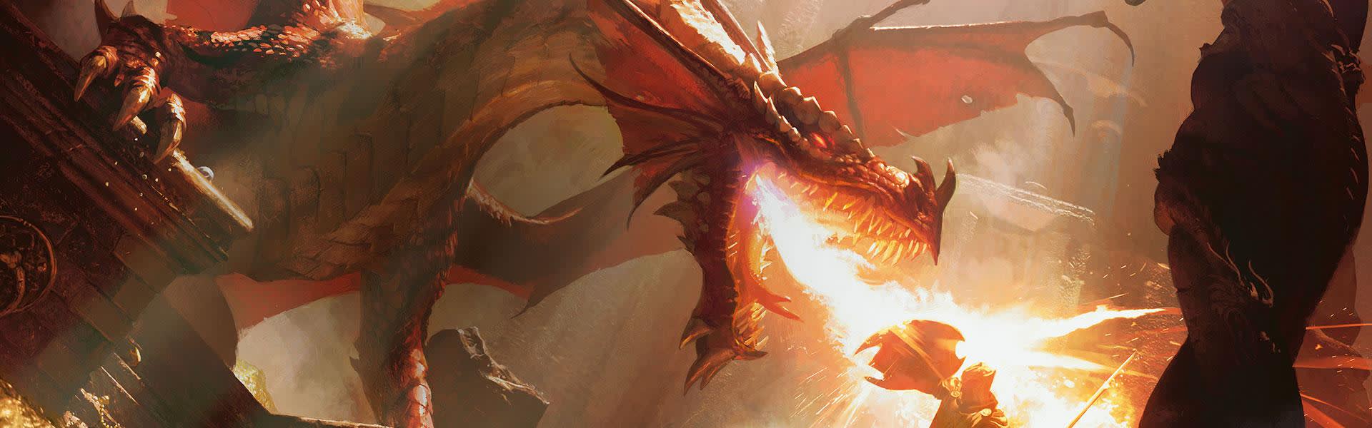 Dragon overlooking the campaign world